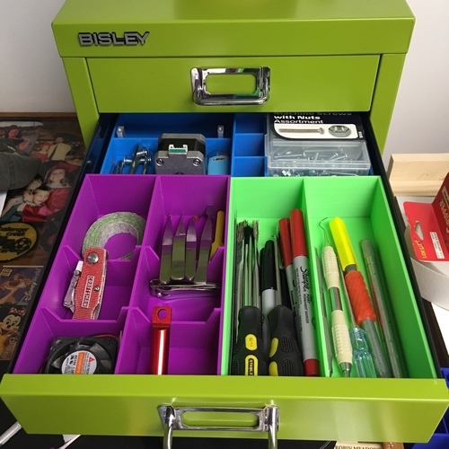 3d Printed Organizer Trays For Bisley Cabinet By Brooktrout Pinshape