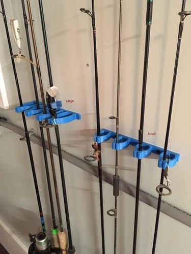 3d Printed Fishing Rod Holder Rack By Brooktrout Pinshape