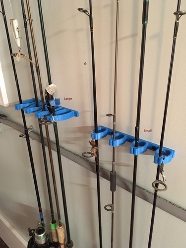 3d printed fishing rod holder / rack by brooktrout pinshape