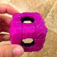 Small Rubiks Void Cube with Built in Patterns 3D Printing 106570