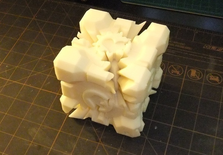 Screwless Companion Cube Gears 3D Print 106633