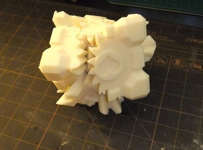 Screwless Companion Cube Gears 3D Print 106634
