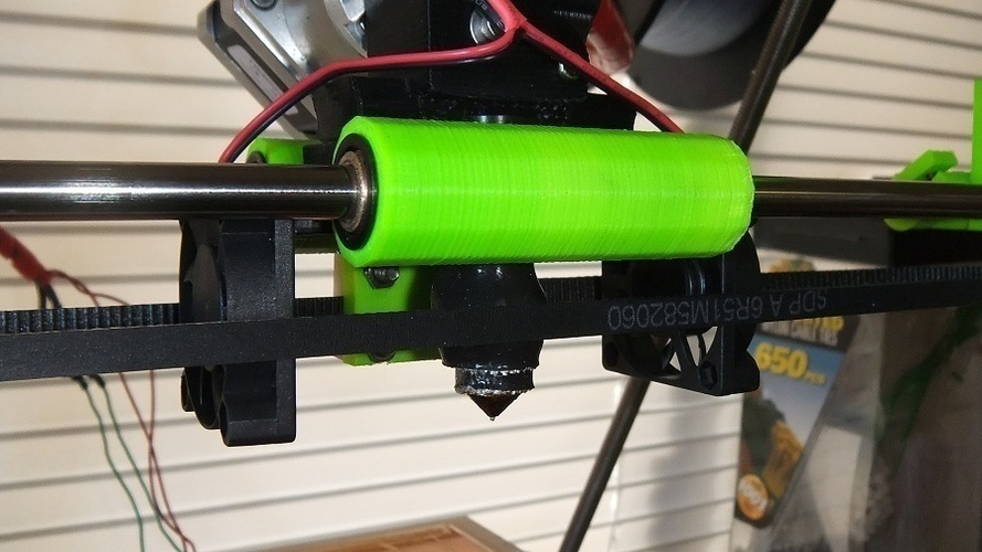 Loches MakerGear Inline Fan Mount 3D Print 106636