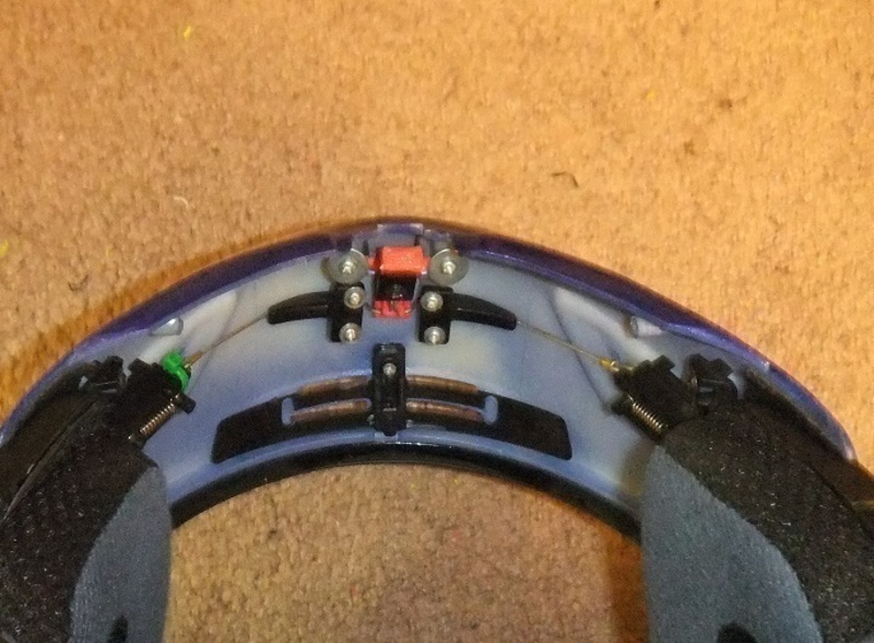 Flip-up Helmet Replacement Lever