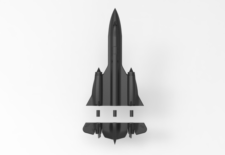 Blackbird SR71 3D Print 106661