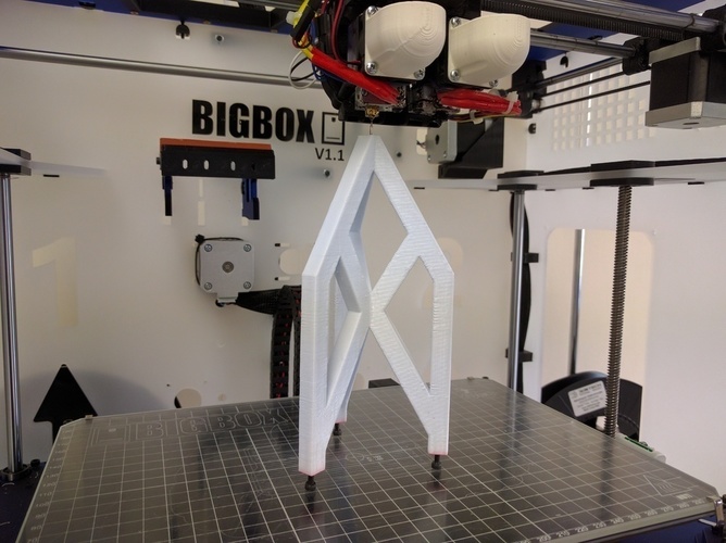 Dual Extruder Alignment Tool 3D Print 106690