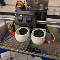 E3D V6 Heat-Sink Fan Shroud for High Temperature Printing. - Thumbnail 2