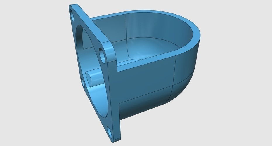 E3D V6 Heat-Sink Fan Shroud for High Temperature Printing. 3D Print 106697