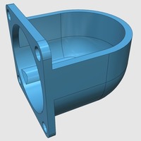 E3D V6 Heat-Sink Fan Shroud for High Temperature Printing. - Thumbnail 3