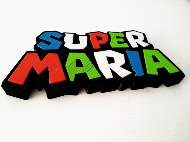 SUPER MARIA 3D Print 106699