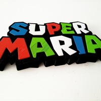 Small SUPER MARIA 3D Printing 106699