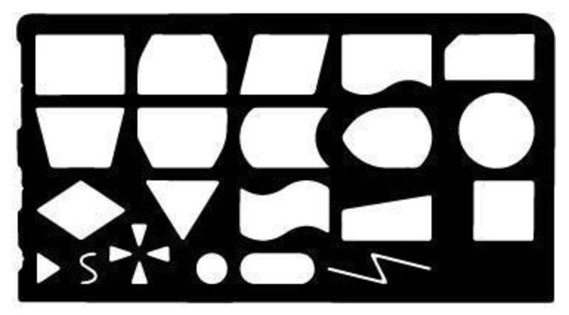 flow chart stencil