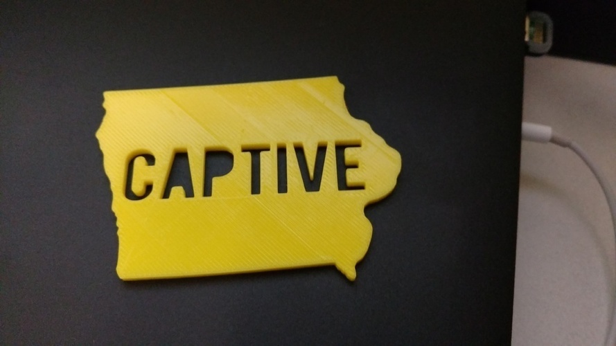 Iowa Captive 3D Print 106803