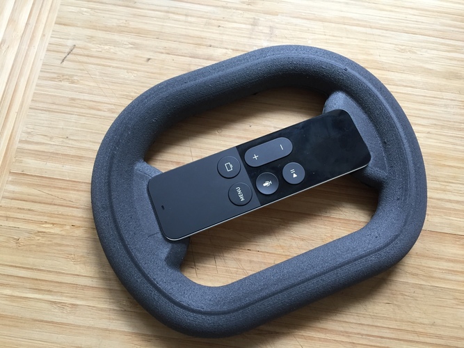 Apple TV 4 Remote super minimalistic steering wheel 3D Print 106844