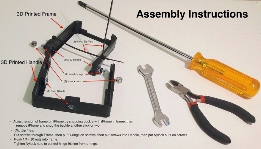 HandleStand for iPhone 3D Print 106896