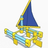 America's Cup Toy Boat Kit - Thumbnail 3
