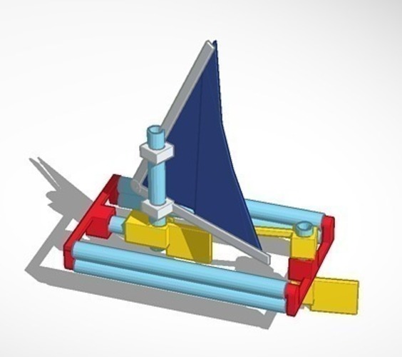 Straw-Cat Sailboat 3D Print 106906
