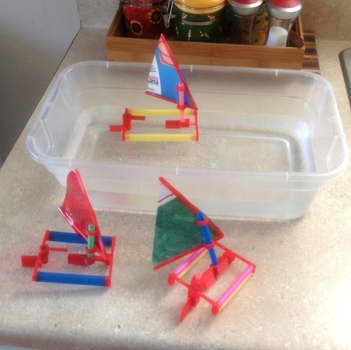 3D Printed Straw-Cat Sailboat by skip.meetze | Pinshape