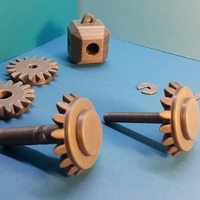 Tête avec 4 pignons coniques - Bevel gear - Thumbnail 4
