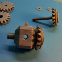 Tête avec 4 pignons coniques - Bevel gear - Thumbnail 5