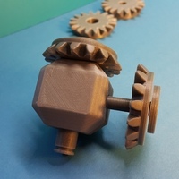 Tête avec 4 pignons coniques - Bevel gear - Thumbnail 6
