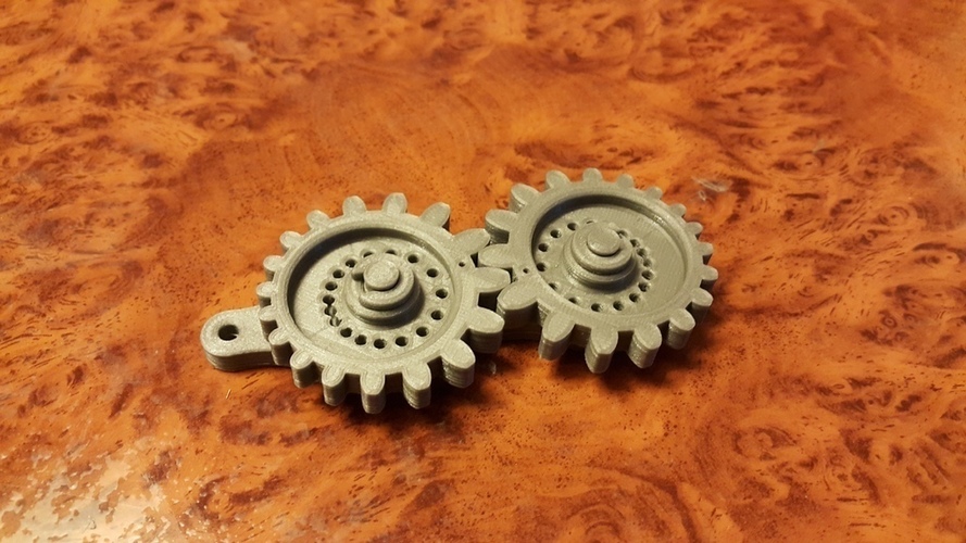 Pignons jumeaux- Twin gear 3D Print 106973