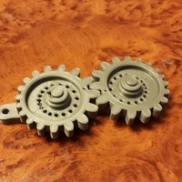 Small Pignons jumeaux- Twin gear 3D Printing 106973