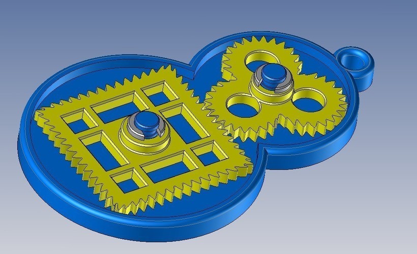 Engrenage carré - square gear 3D Print 106984
