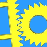 Engrenage carré - square gear - Thumbnail 6