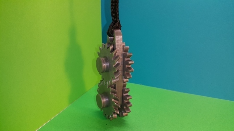 Gears keychain - porte clés engrenages