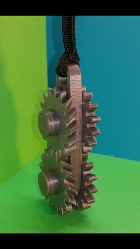 Gears keychain - porte clés engrenages 3D Print 107071