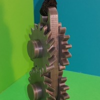 Gears keychain - porte clés engrenages - Thumbnail 3