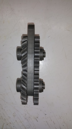 Gears keychain - porte clés engrenages 3D Print 107073