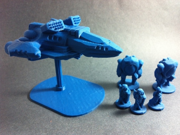 Medium Wayfarer Tactics Dominion Striker Gunship 3D Printing 1071