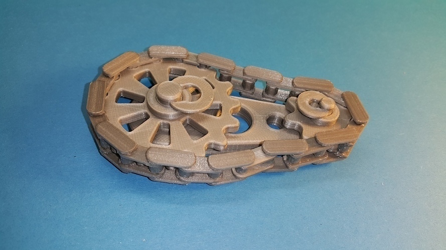 Gears rotating system - Chaîne pignons - 3D Print 107105
