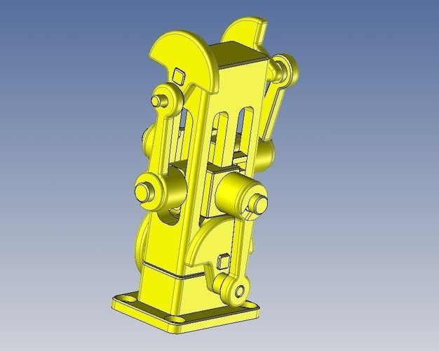 Bielle manivelle double - Crank rod  3D Print 107125