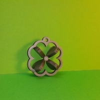 Heart Clover - Trèfle Coeur - Porte bonheur - Thumbnail 4