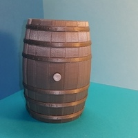 Tonneau - puzzle - Barrel BORDEAUX - option tirelire - piggy ban - Thumbnail 5