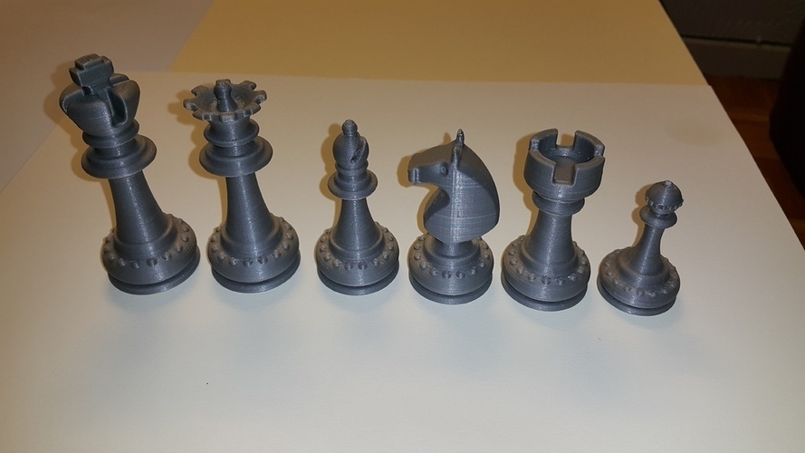 Chess - Pièces - Tour - Rook 3D Print 107240