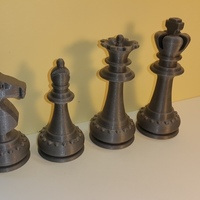 Chess - Pièces - Fou - Bishop - Thumbnail 3