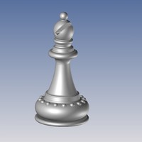 Chess - Pièces - Fou - Bishop - Thumbnail 4