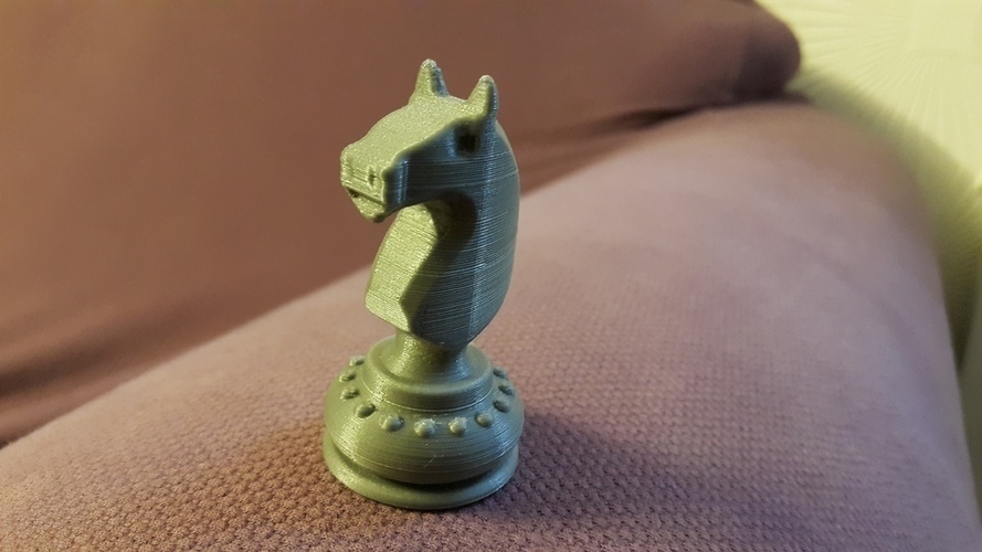 Chess - Pièces - Le Cheval - Knight 3D Print 107265