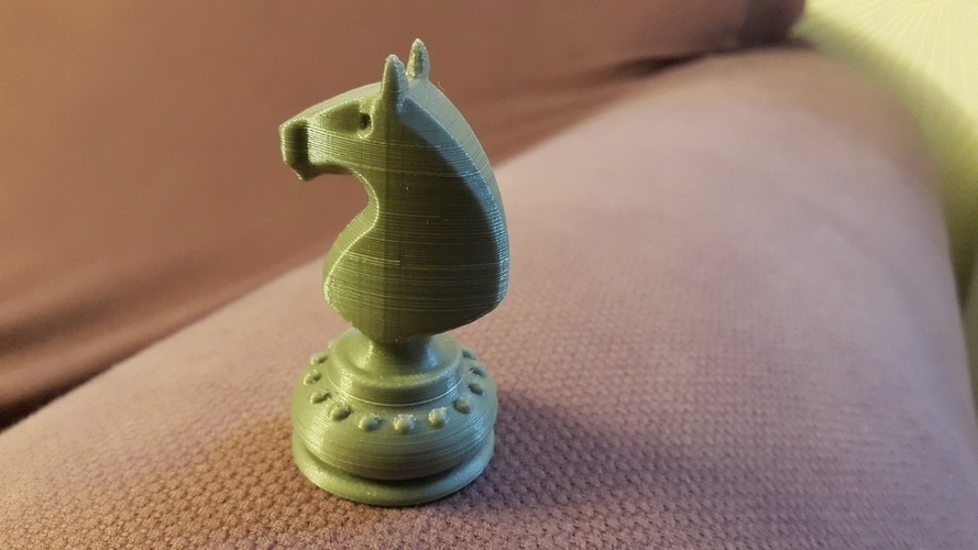 Chess - Pièces - Le Cheval - Knight 3D Print 107266
