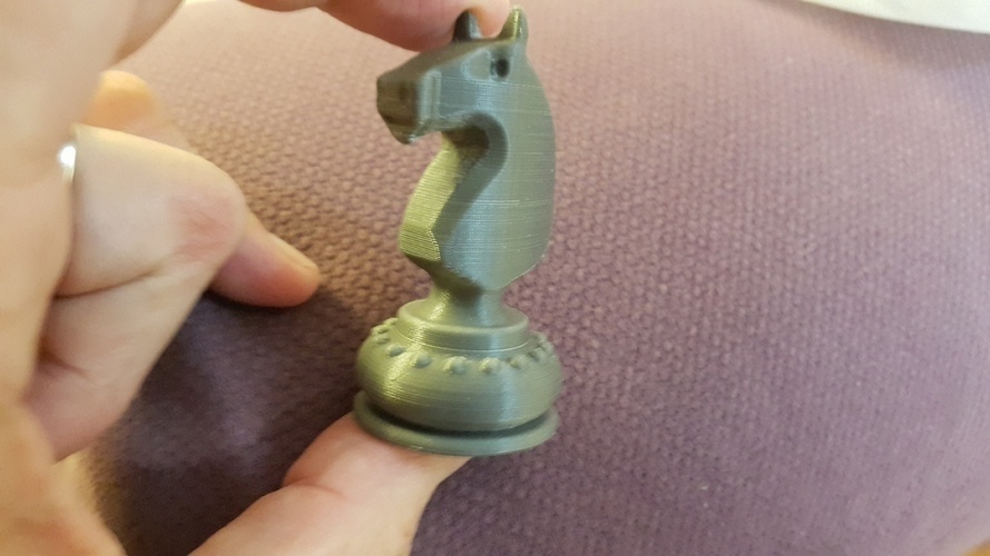Chess - Pièces - Le Cheval - Knight 3D Print 107267