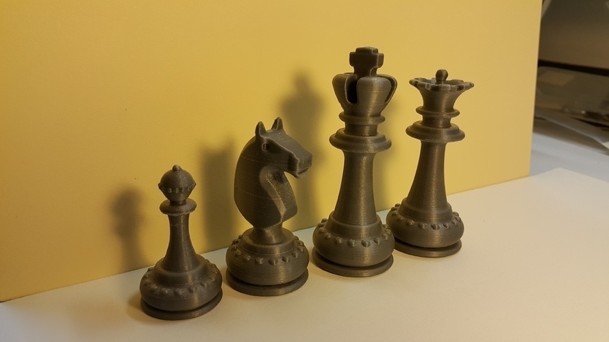 Chess - Pièces - Le Cheval - Knight 3D Print 107268