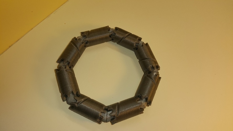 Bangle Gears - Bracelet Engrenages 3D Print 107276