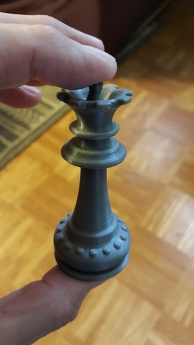 Chess - pièces - Queen 3D Print 107287