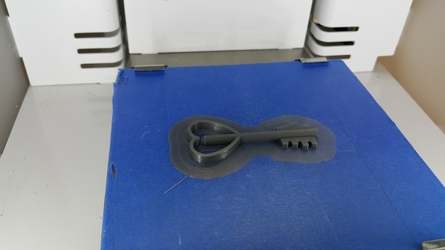 heart key - Clef de Coeur 3D Print 107339