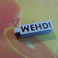Porte clefs prénom MEHDI - Thumbnail 2