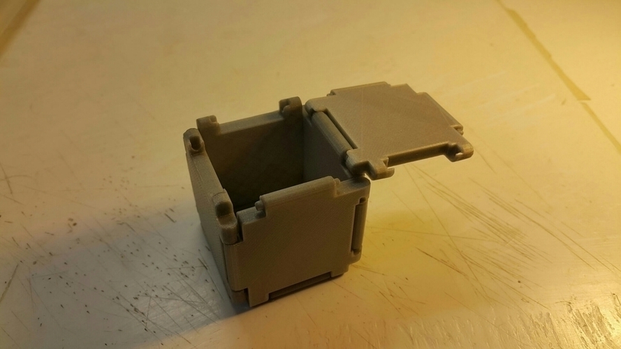 boite à monter - box manufacture 3D Print 107444